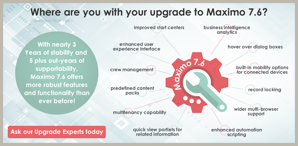 Maximo 7.6 Upgrade Experts